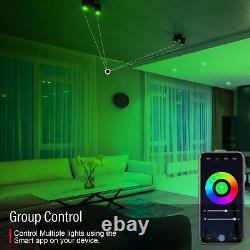 Ampoules LED RGB Wifi Smart GU10 240V CCT Changement de couleur Contrôle de l'application Lampe 35W