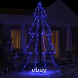 Arbre de Noël en cône décoré d'arbres de Noël LED, décoration de Noël pour la maison, ornement de vacances vidaXL