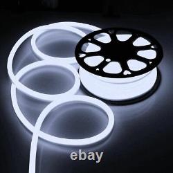 Bande LED Neon Flex Light Rope Étanche 220V Éclairage Extérieur Flexible Prise UK