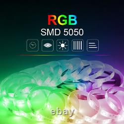 Bande de lumière LED flexible étanche SMD 5050 RVB à changement de couleur de 5M à 100M - Royaume-Uni