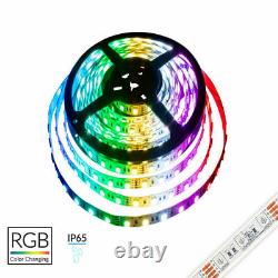Bandes lumineuses à LED 1-10m RGB 5050 changement de couleur ruban éclairage pour armoires de cuisine et télévision