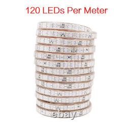 Bandes lumineuses à LED 220V 240V dimmables 5050 RGB Lampe Flex Cordes Lumineuses Changement de Couleur