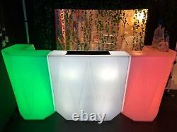 Barre LED mobile avec changement de couleur à LOUER pour Mariages, Fêtes, Événements Corporatifs
