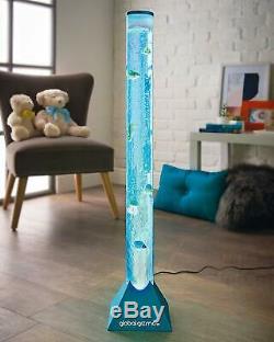 Bleu Grand 90cm Changement De Couleur Led Aquarium Sensorielle De Poissons D'eau Tube Bubble Lampe