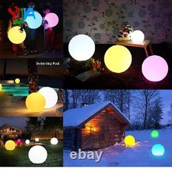 Boule gonflable flottante LED lumineuse changeant de couleur