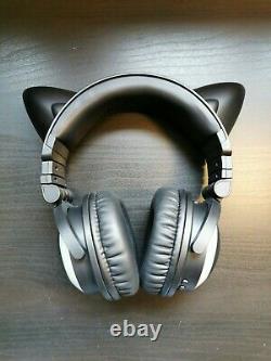 Casque D'oreille Sans Fil Brookstone Cat Avec Lumières Led À Changement De Couleur Nib