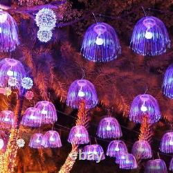 Chaîne De Suspension Lumières Dandelion Jellyfish Style Extérieur Fée Éclairage Led Ampoule