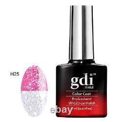 Clous Gdi, Changement De Couleur Thermique H25-pink Temptation Uv/led Soak Off Gel Polonais