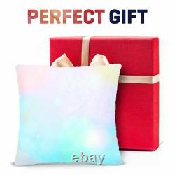 Couleur Changeante Mood Pillow Led Glow Dark Light Up Cosy Relax Fur Cushion Soft