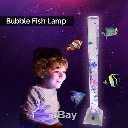 Couleur Rgb Led Changement Bulle D'eau Poissons D'aquarium Tube Sensoriel Mood Lampe De Nuit