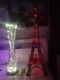 Deux Veilleuses Tour Eiffel En Spirale Lampe 1,5m 1m Changement De Couleur Très Belle