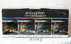 Enbrighten Seasons Led Color-changing Landscape Lights 6 Pucks, 50ft