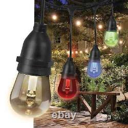Ensemble de guirlandes lumineuses décoratives à changement de couleur Feit Electric de 30 pieds avec 15 ampoules et 4 couleurs.