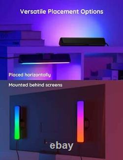 Govee Flow Plus Barres Lumineuses Intelligentes, Rétroéclairage LED TV RGBICWW, Compatible avec Alexa & Google Assistant