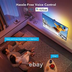 Govee Immersion Wifi Tv Led Backlights Avec Caméra, Smart Rgbic Ambient Tv Light