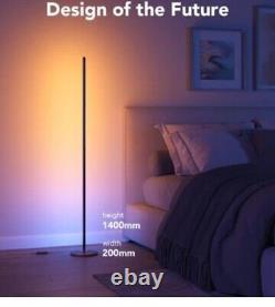 Govee Lyra Smart Floor Lamp, Rgbic Couleur Changer Moderne Corner Lampe Musique Sync