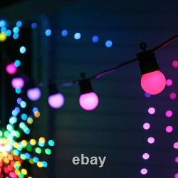 Guirlande lumineuse Twinkly Festoon Gen 2 contrôlée par l'application 20 LED Smart Christmas 10m String Lights