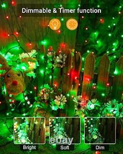 Guirlandes lumineuses de 4 juillet RGB 270 pieds 800 LED Guirlandes lumineuses à changement de couleur w