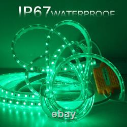 Haute Sécurité Commercial Led Strip 220v 240v 5050 Rgb Waterproof Garden Rope Light