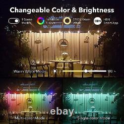 Hbn 96ft Outdoor Smart String Lights, 30 Ampoules, Fonctionne Avec Alexa/google Home