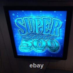 Jeux Barcrest SUPER SLOTS 500 - Enseigne lumineuse télécommandée à changement de couleur