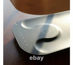 Lampe De Table Led Moderne Chambre À Coucher Dimmable Bluetooth Haut-parleur Charge Sans Fil
