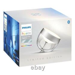 Lampe De Table Philips Hue Iris (silver Limited Edition) Blanc Et Ambiance Couleur