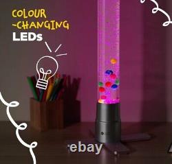 Lampe à bulles LED tour de lumière sensorielle à changement de couleur RGB de 60CM