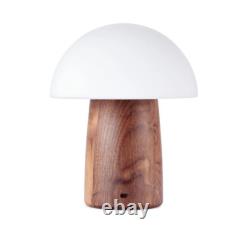 Lampe champignon Alice en bois de luxe Gingko RVB changeant de couleur en différentes tailles