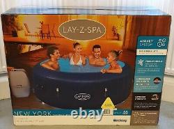 Lay-z-spa New York Blue Parisled Lightshot Tub Brand New Livraison Gratuite