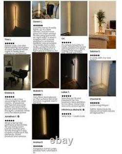 Led Corner Floor Lamp 16m Rgb Colours Black Uk Next Day Livraison