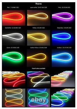 Led Neon Rope Lumiere Rgb Couleur / Blanc / Chaud W Flexible Rope Waterproof