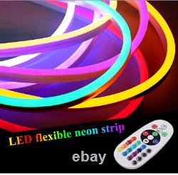 Led Strip Neon Flex Rope Light Waterproof DC 220v Flexible Eclairage Extérieur Uk