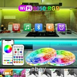Led Strip Wifi Lights Room Decor Rgb Tape App Bluetooth 5050 Diode Imperméable