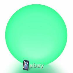 Loftek Led Light Up Ball 24-inch Rgb Couleur Changer Boule De Glow Avec Télécommande Co