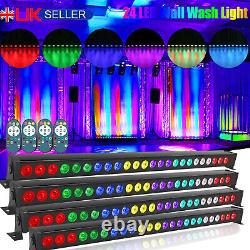 Lumière de lavage mural 72W avec télécommande, changeur de couleur réglable, lumières de scène DJ disco