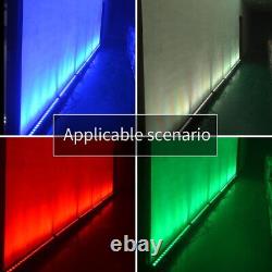 Lumière de lavage mural LED 96W 10X 43'' RVB Changement de couleur Barre d'éclairage de lavage mural