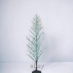 Lumière décorative d'arbre de Noël avec des branches scintillantes changeant de couleur