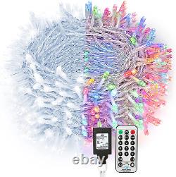 Lumières De Noël 65.67ft 200led Tree Couleur Changer 11fonctions Blanc Chaud & Plus