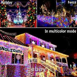 Lumières De Noël Couleur Changement 720 Led 328ft String Lights Décorations D'extérieur