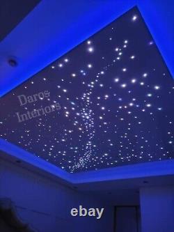 Lumières d'étoiles à fibre optique avec éclairage LED RVBW, LIVRAISON GRATUITE LE LENDEMAIN