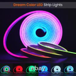 Lumières de bande LED néon WS2811 12V/24V RGB Dream Colour Contrôleur WIFI APP UK/EU