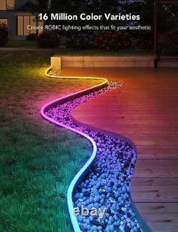 Lumières de corde néon extérieures Govee, 10M de lumières de corde RGBIC avec 64+ scènes, LED musical