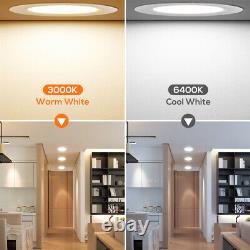 Lumières de plafond LED encastrées ultra-minces UK 4-20W, panneau plat, spots encastrés