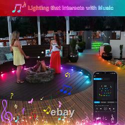 Lumières de terrasse LED RGB WIFI Lumières de pont Lumières intégrées 31MM Effet de poursuite coloré avec IC