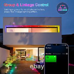 Lumières de terrasse LED RGB WIFI Lumières de pont Lumières intégrées 31MM Effet de poursuite coloré avec IC