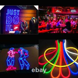 Luminaire Flexible Variable 220v Rgb Neon Rope Ip67 Imperméable Rgb Led Strip Outdoor Uk