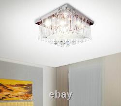 Lustre de plafond avec lampe LED à changement de couleur RGB de 40x40 cm + éclairage RC Dorina
