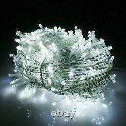 Mains Plug In Fairy String Lights 100-500 Led Jardin De Noël Fête De Mariage Royaume-uni