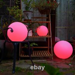 Minisun Outdoor Light Garden Ball Couleur Changement De Télécommande Éclairage Led